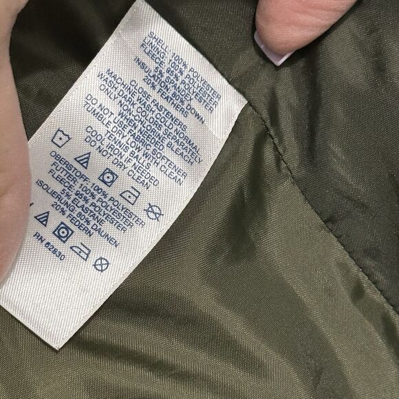 Lands End Womens Size 3x Plus Flower Duck Down Fill Insulated Puffer Vest Jacket - Picture 7 of 10